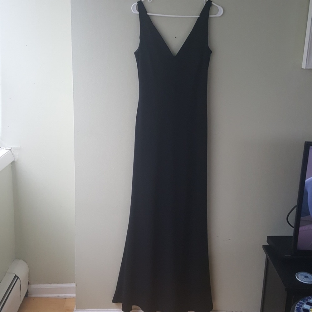 Ralph Lauren perfect black full length dress