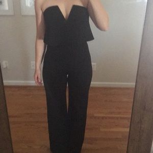 Strapless Black Jumpsuit