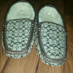 Coach slippers
