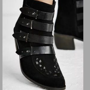 Free People Suede Ankle Boots NWB