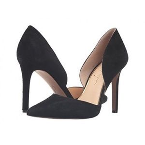Jessica Simpson black Cenya d'orsay pump size 8.5
