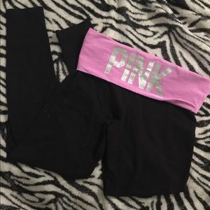 EUC size medium leggings PINK
