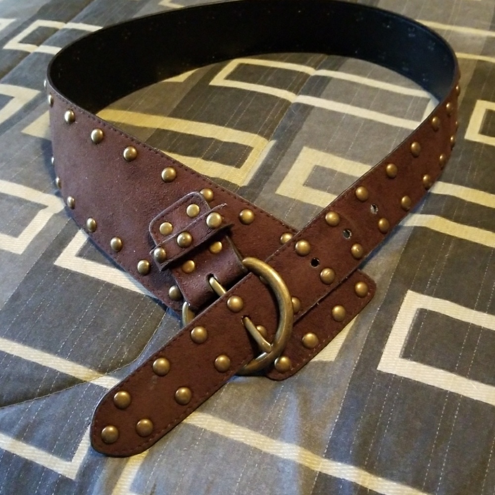 Suede-feel Belt Sz S/M