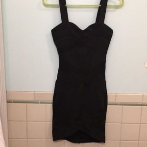 Black H&M Bandage Dress