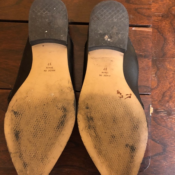 Nasty Gal / Intentionally Black Rose Mules - Picture 3 of 3