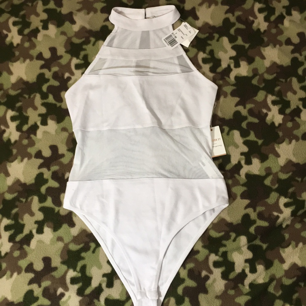 Mesh Sleeveless Body Suit