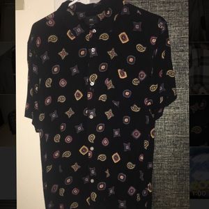 Paisely OBEY Short Sleeve Button-Down