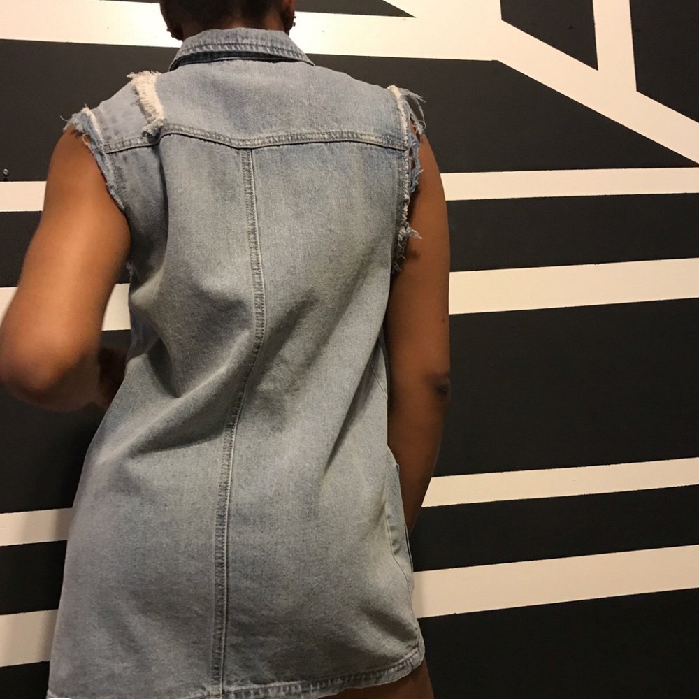 forever 21 denim shirt