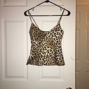 Cheetah print top