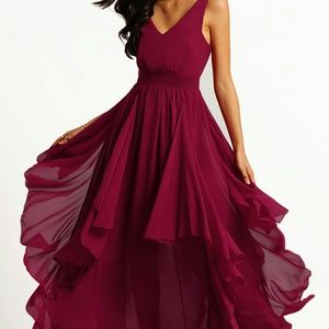 NWT Chiffon Evening Gown 2 color choices