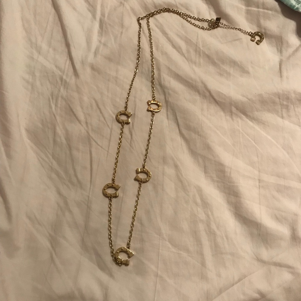 Lilly Pulitzer horseshoe necklace