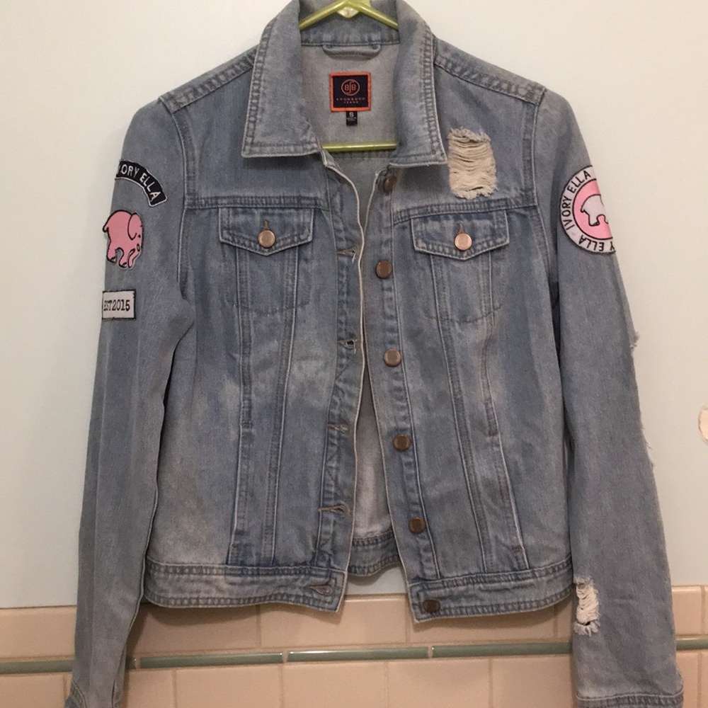 Ivory Ella Denim Jacket