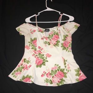 Floral off The Shoulder Top