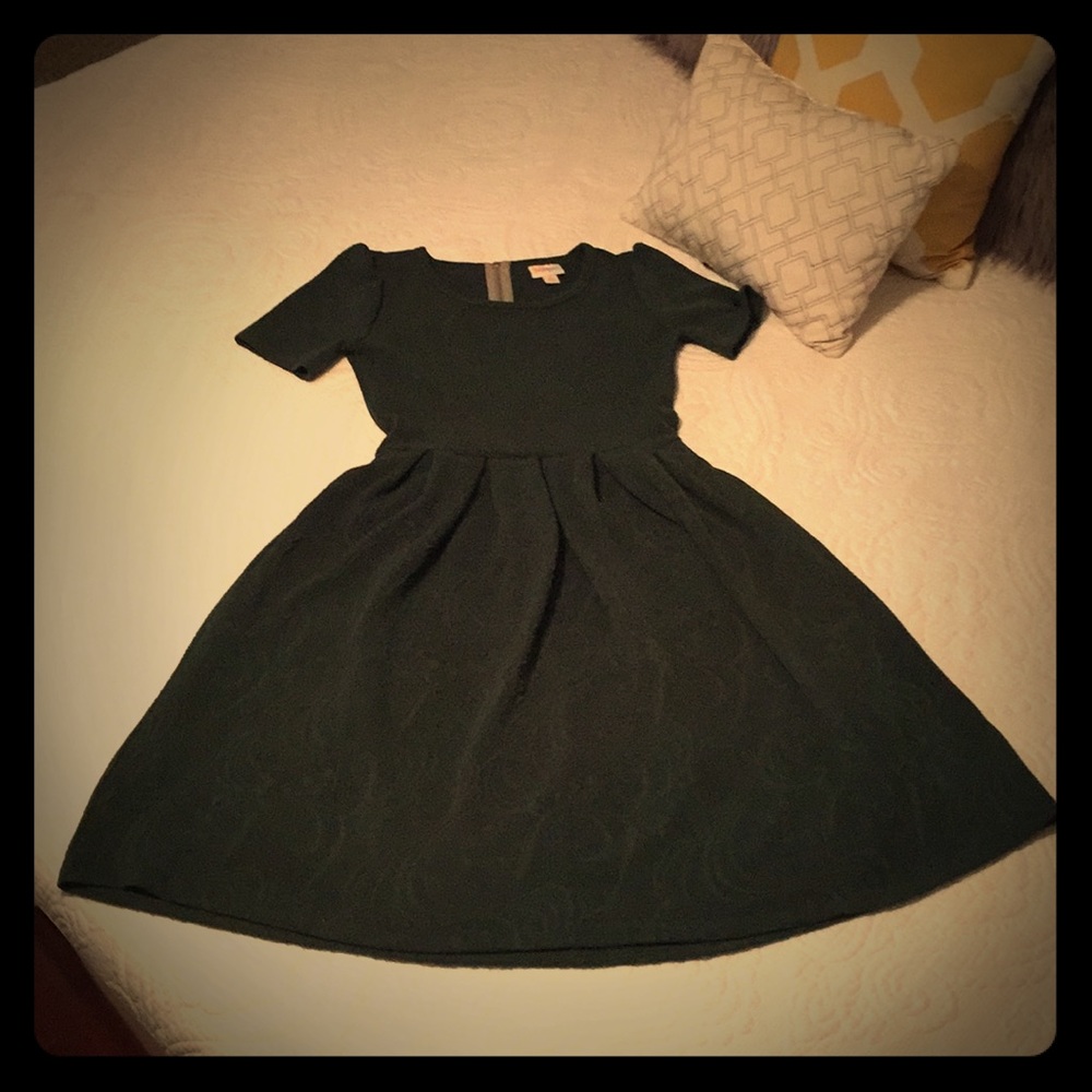 LuLa Roe XS Amelia Dark Green