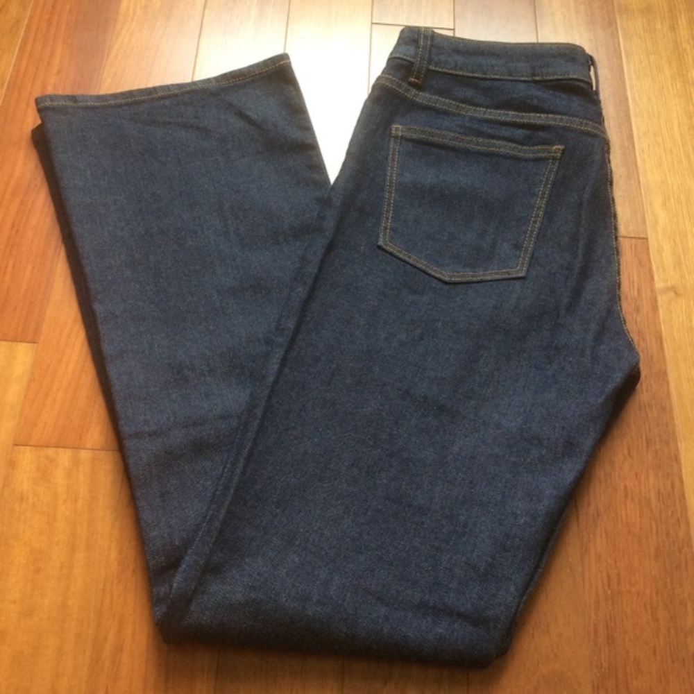 NWOT High rise dark wash trouser jeans