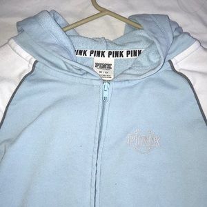 Pink zipper hoodie
