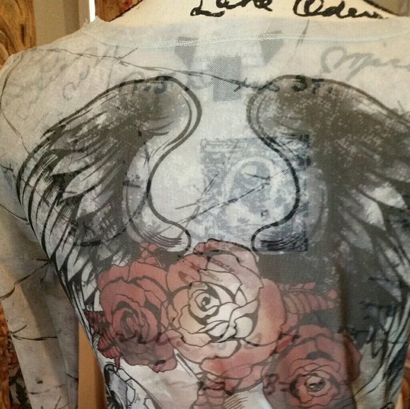 Rock & Republic Mesh Top - Picture 2 of 4