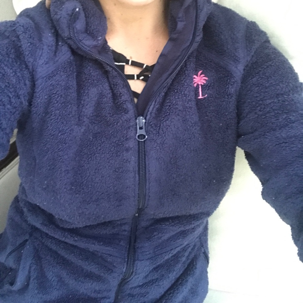 Navy Blue Fleece by Lily Pulitzer
