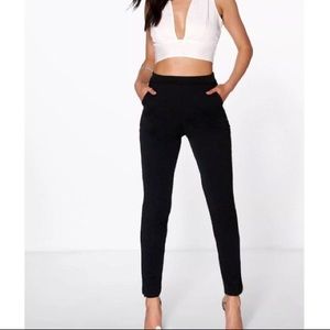 Boohoo White Trouser