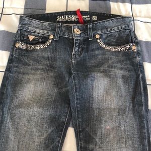 Guess jeans with diamonds