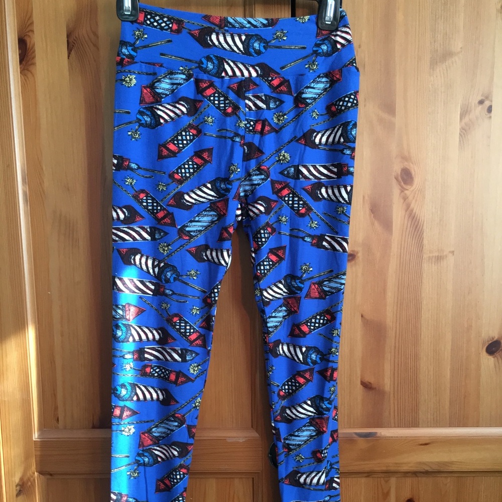 Lularoe OS 4th of July Leggings