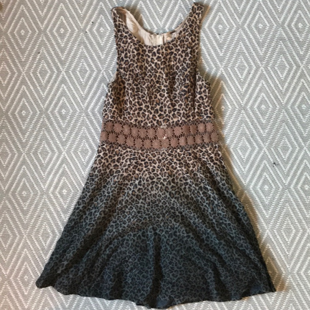 Free People leopard print dress