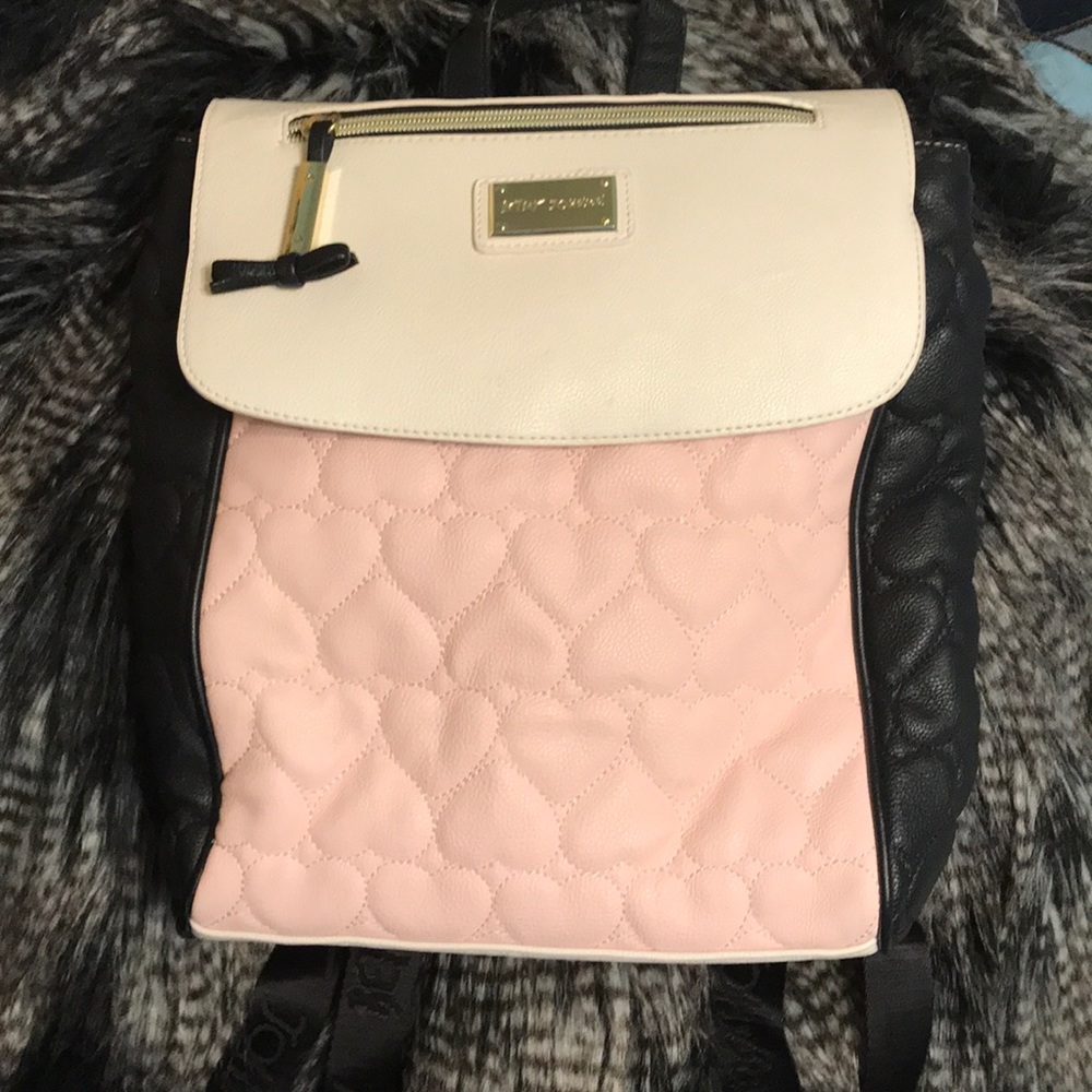 Betsey johnson backpack purse