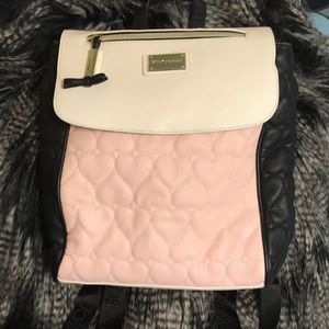 Betsey johnson backpack purse