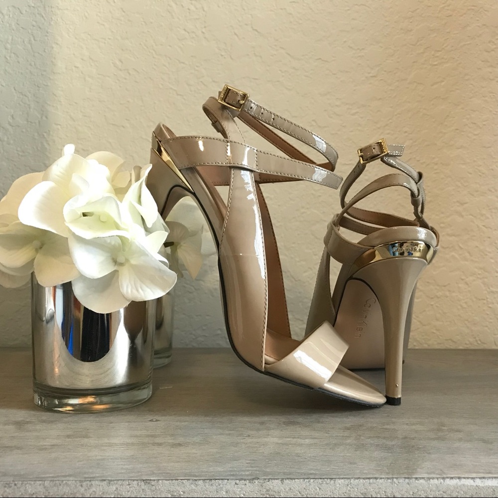 Calvin Klein Heel Meville Patent
