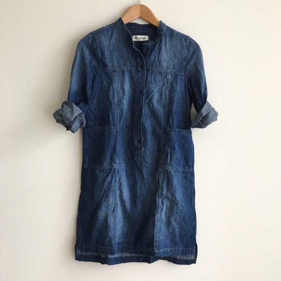 Madewell Denim Downshift Shirtdress - Picture 2 of 4