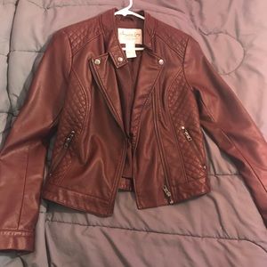 Leather jacket