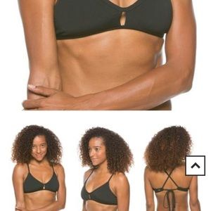 jolyn vent top in black