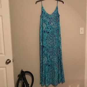 Allair maxi dress in tortuga time