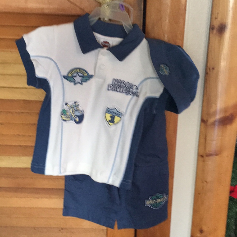Infant Harley Davidson Infant Outfit