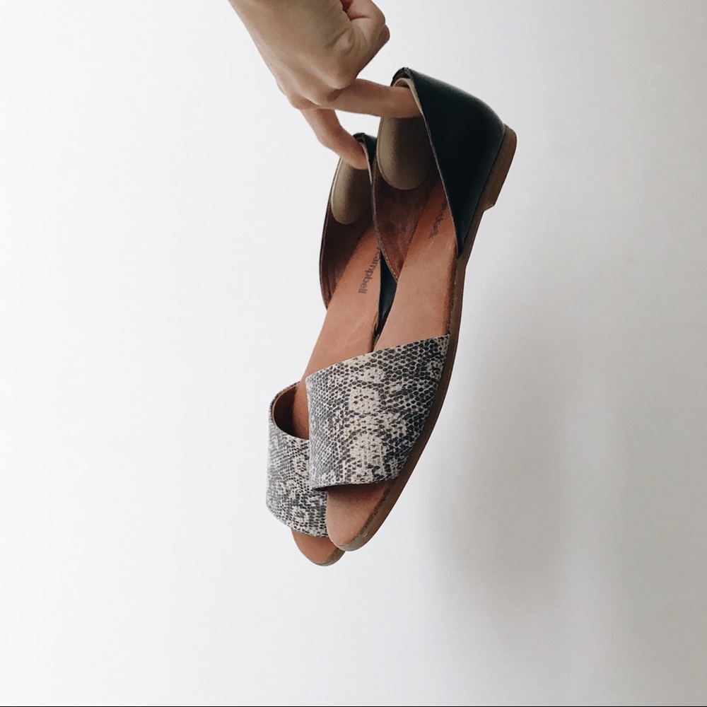 Jeffrey Campbell Python Embroiled Sandals - image 1