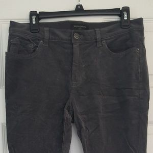 Banana republic skinny gray corduroy pants