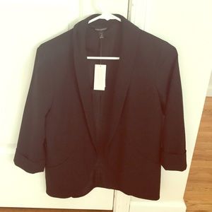 Black suit jacket