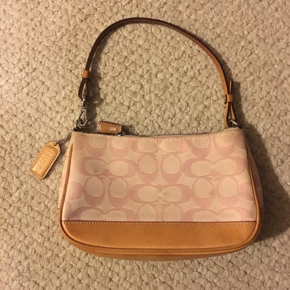 Light Pink Coach Shoulder Bag
