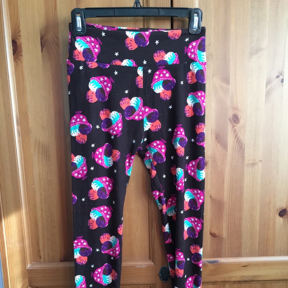 Lularoe OS Ice Cream Sundae Leggings