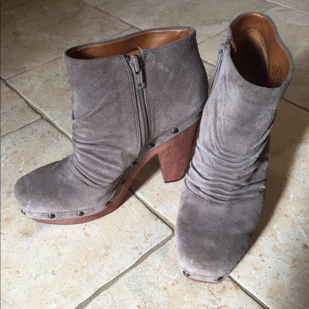 Nine West Suede studded ankle boots