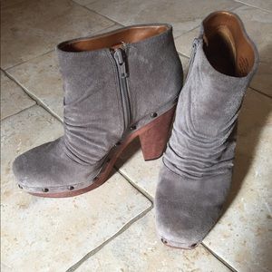 Nine West Suede studded ankle boots