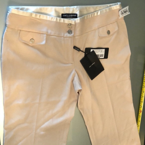 Brand NWT DOLCE & GABBANATan/Beige SLACKS SZ. 46