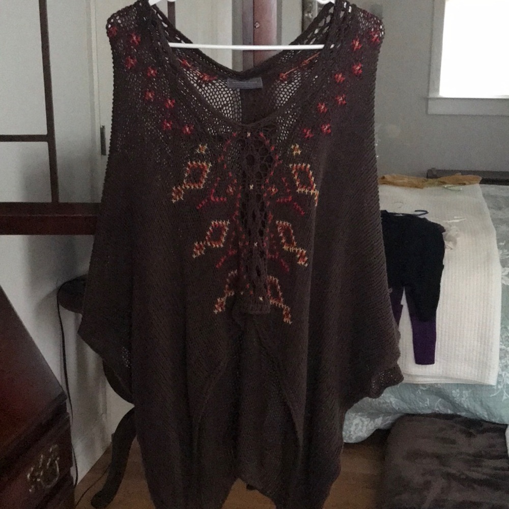 Unique Knit Brown Tunic