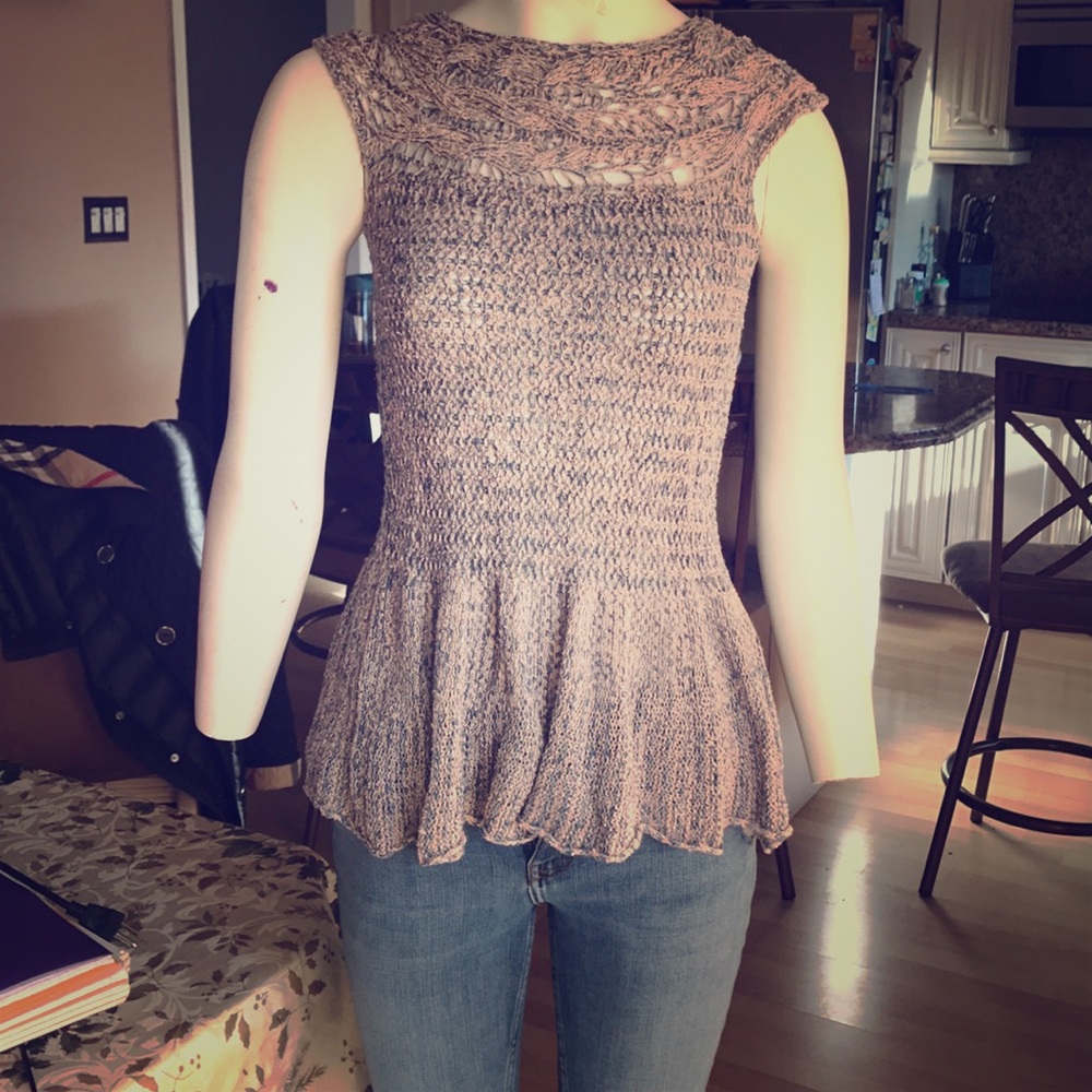Free People crochet tank