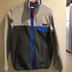 Patagonia fleece zip up jacket