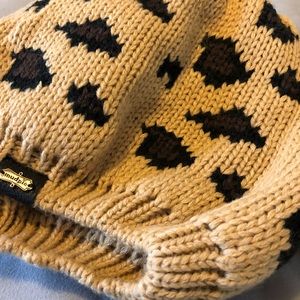 Mud Pie Leopard Beanie