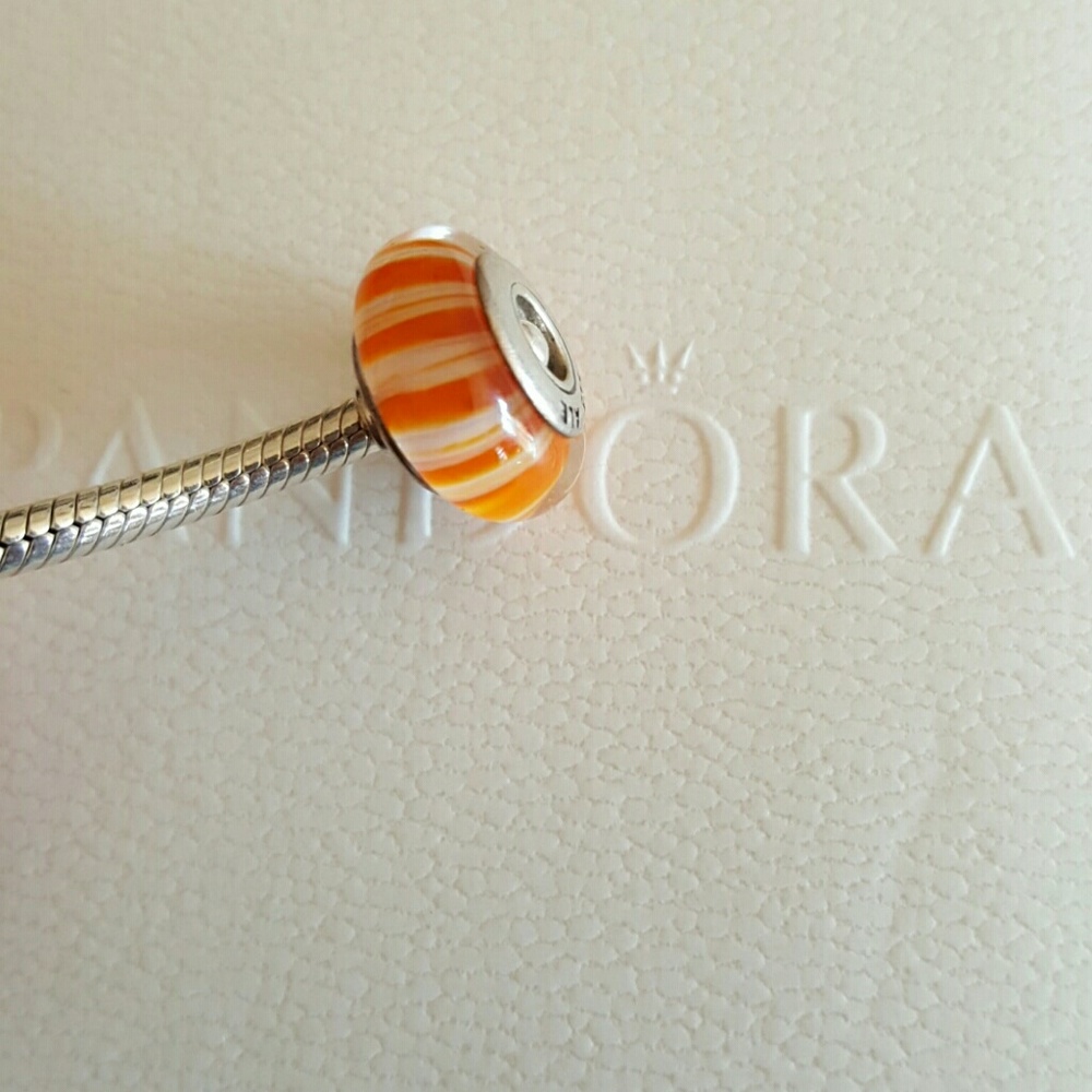 Pandora glass murano bead.
