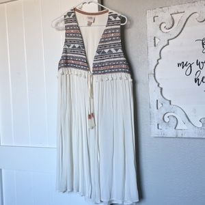 Knox Rose long tunic vest