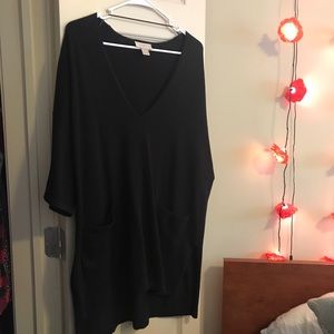 Loft oversized short sleeve sweater
