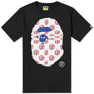 Authentic UK BAPE Head Tee Men's - Black / Large